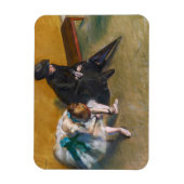 Edgar Degas - Warten Magnet (Vertikal)