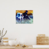 Edgar Degas Warten Poster (Küche)