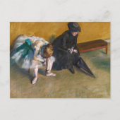 Edgar Degas - Warten Postkarte (Vorderseite)