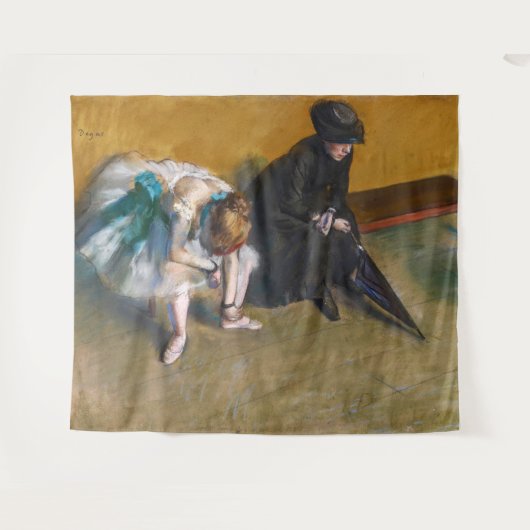 Edgar Degas - Warten Wandteppich (Vorderseite (Horizontal))