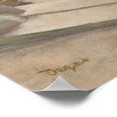 Edgar Degas Woman Bügelei - Falconeria Poster (Ecke)