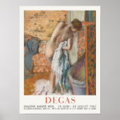 Edgar Degas Woman Trockeneis-Art Pastell Poster (Vorne)