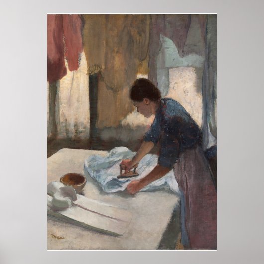 Edgar Degas | Women Ironing, c.1876-87 Poster (Vorne)
