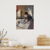 Edgar Degas | Women Ironing, c.1876-87 Poster (Küche)