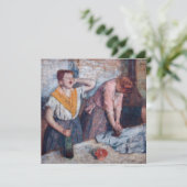 Edgar Degas - Women Ironing Einladung (Stehend Vorderseite)