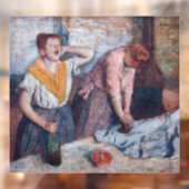 Edgar Degas - Women Ironing Fensteraufkleber (Blatt 2)