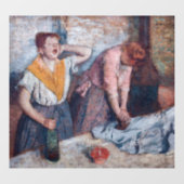 Edgar Degas - Women Ironing Fensteraufkleber (Blatt)