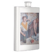 Edgar Degas - Women Ironing Flachmann (Rechts)