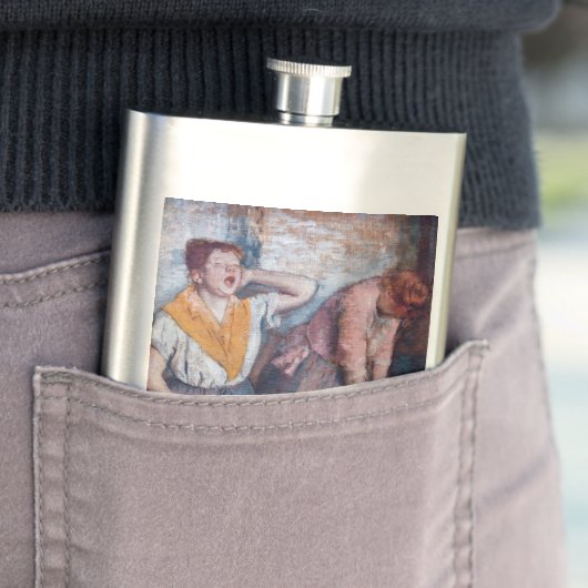 Edgar Degas - Women Ironing Flachmann (Beispiel)