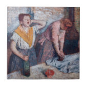 Edgar Degas - Women Ironing Fliese (Vorderseite)