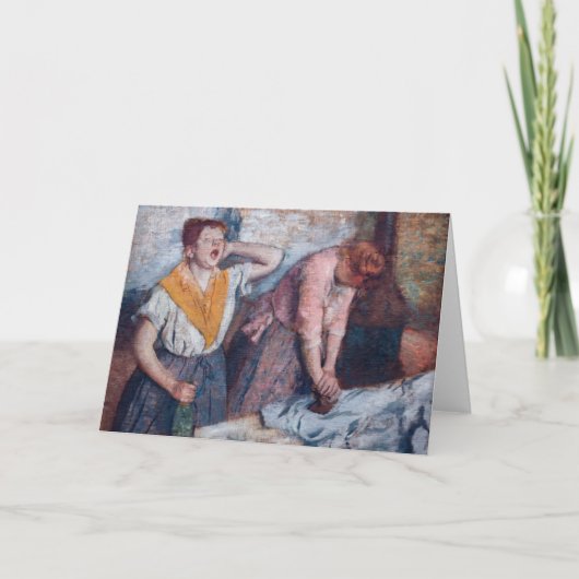 Edgar Degas - Women Ironing Karte (Vorderseite)