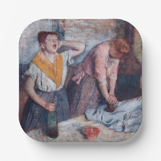 Edgar Degas - Women Ironing Pappteller (Vorderseite)