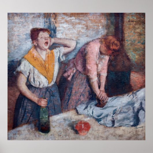 Edgar Degas - Women Ironing Poster (Vorne)
