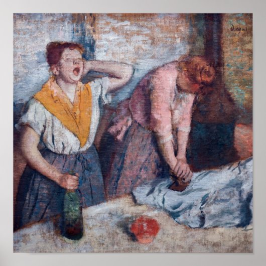 Edgar Degas - Women Ironing Poster (Vorne)