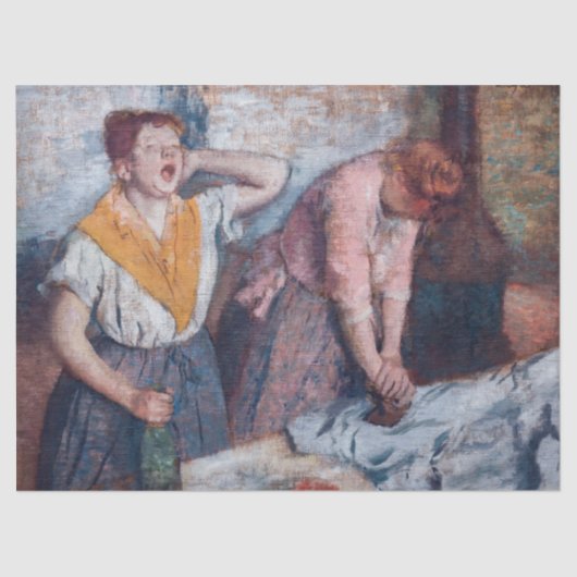 Edgar Degas - Women Ironing Seidenpapier (Vorderseite)