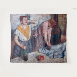 Edgar Degas - Women Ironing Wandteppich