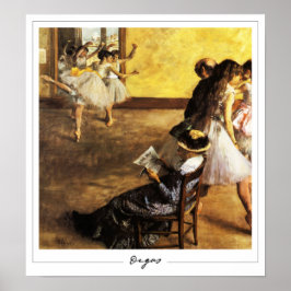 Edgar Degas Zedign Art Poster #152-2