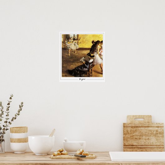 Edgar Degas Zedign Art Poster #152-2 (Küche)