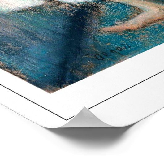 Edgar Degas Zedign Art Poster #19-2 (Ecke)