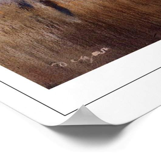 Edgar Degas Zedign Art Poster #201-2 (Ecke)