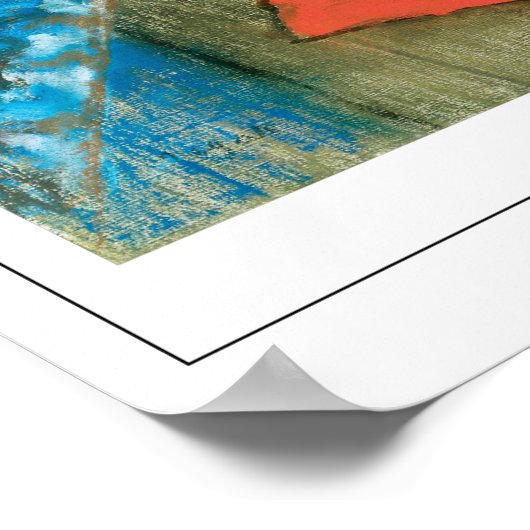 Edgar Degas Zedign Art Poster #27-2 (Ecke)