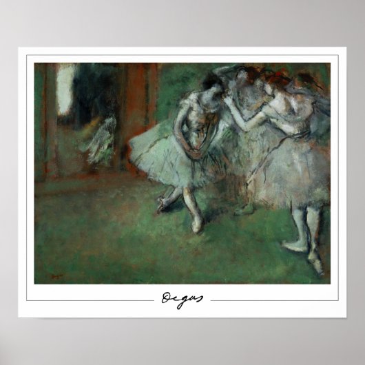 Edgar Degas Zedign Art Poster #4 (Vorne)