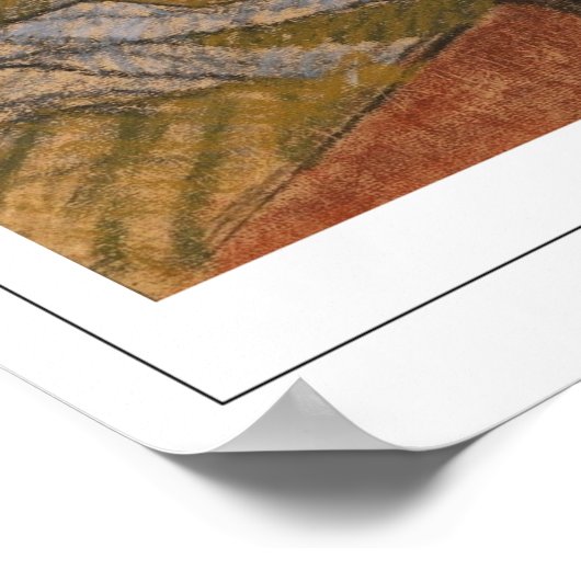 Edgar Degas Zedign Art Poster #408-2 (Ecke)