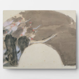 Edgar Degas Zeichnung eines Ventilators, c.1879 Fotoplatte