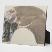 Edgar Degas | Zeichnung eines Ventilators, c.1879 Fotoplatte (Seite)