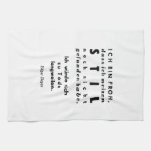 Edgar Degas Zitat in deutscher Schriftzeichen