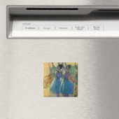 Edgar Degas | Zwei blaue Tänzer Magnet (In Situ (Geschirrspüler))