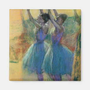 Edgar Degas zwei blaue Tänzer Magnet