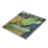 Edgar Degas | zwei Frauen, die auf einem Tor sich Fliese (Seite)