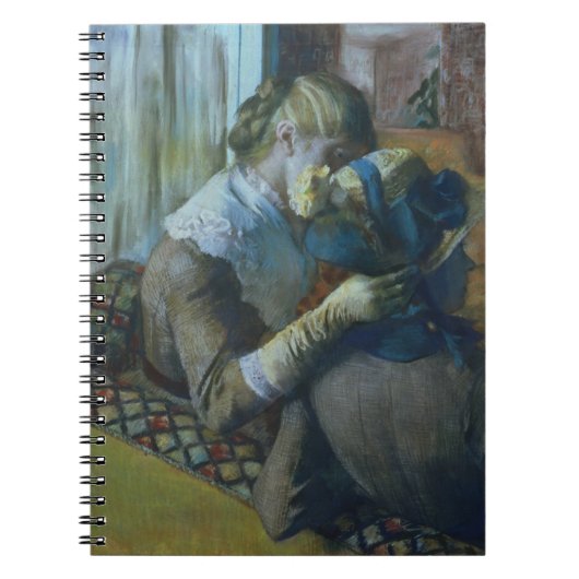 Edgar Degas | Zwei Frauen Notizblock (Vorderseite)