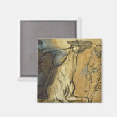 Edgar Degas | Zwei Studien an Fahrern Magnet (Vorderseite/Rückseite)