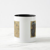 Edgar Degas | zwei Studien der Reiter Tasse (Zentrum)