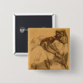 Edgar Degas | zwei Tänzer Button (Vorne & Hinten)