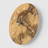 Edgar Degas | zwei Tänzer Große Wanduhr (Winkel)