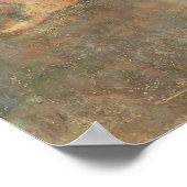 Edgar Degas | Zwei Tänzer in der Erholung, Tänzer  Poster (Ecke)