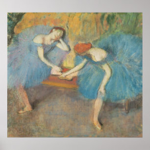 Edgar Degas Zwei Tänzer in der Erholung, Tänzer Poster