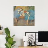 Edgar Degas | Zwei Tänzer in der Erholung, Tänzer  Poster (Heimbüro)