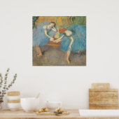 Edgar Degas | Zwei Tänzer in der Erholung, Tänzer  Poster (Küche)