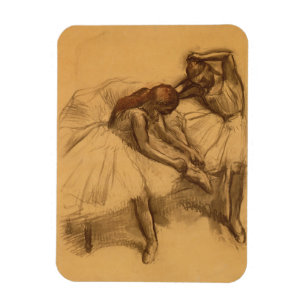 Edgar Degas   zwei Tänzer Magnet