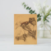 Edgar Degas | Zwei Tänzer Postkarte (Stehend Vorderseite)