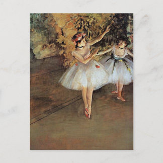 Edgar Degas - Zwei Tänzer Postkarte