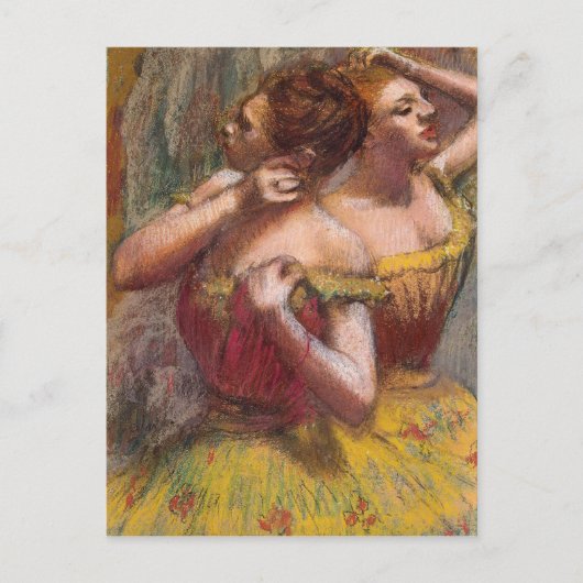 Edgar Degas | Zwei Tänzer Postkarte (Vorderseite)