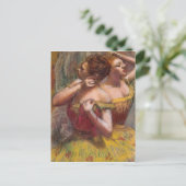 Edgar Degas | Zwei Tänzer Postkarte (Stehend Vorderseite)