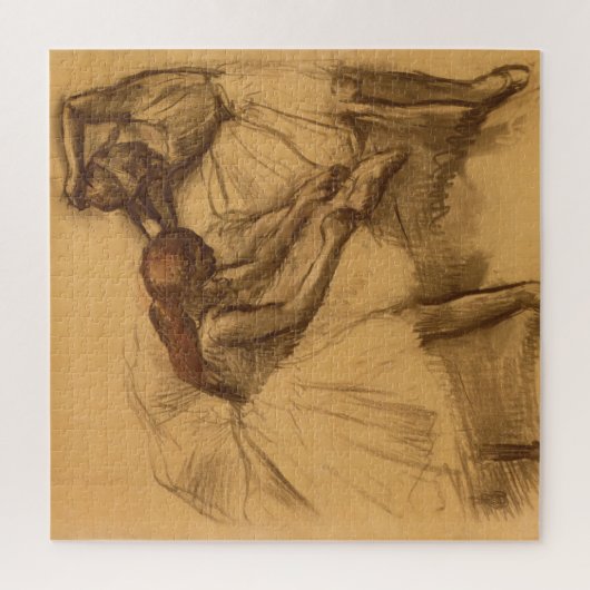 Edgar Degas | zwei Tänzer Puzzle (Vertikal)