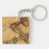 Edgar Degas | zwei Tänzer Schlüsselanhänger (Rückseite)