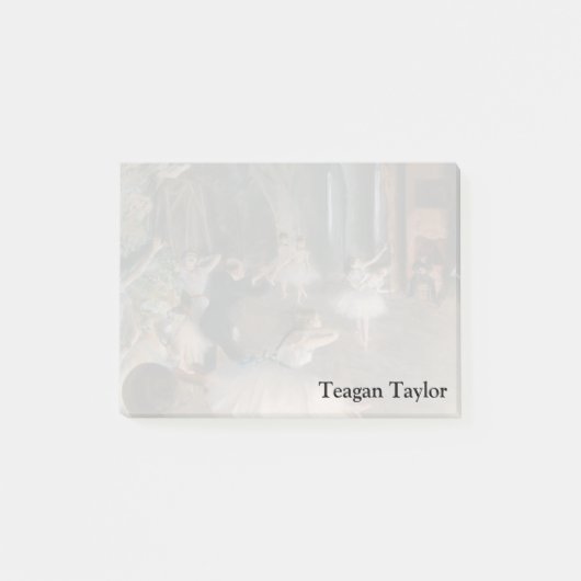 Edgar entgasen | Bühne-Probe Post-it Klebezettel (Vorderseite)